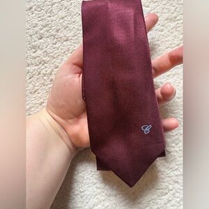 🔥100% Authentic Chopard Elegant Burgundy Tie🔥